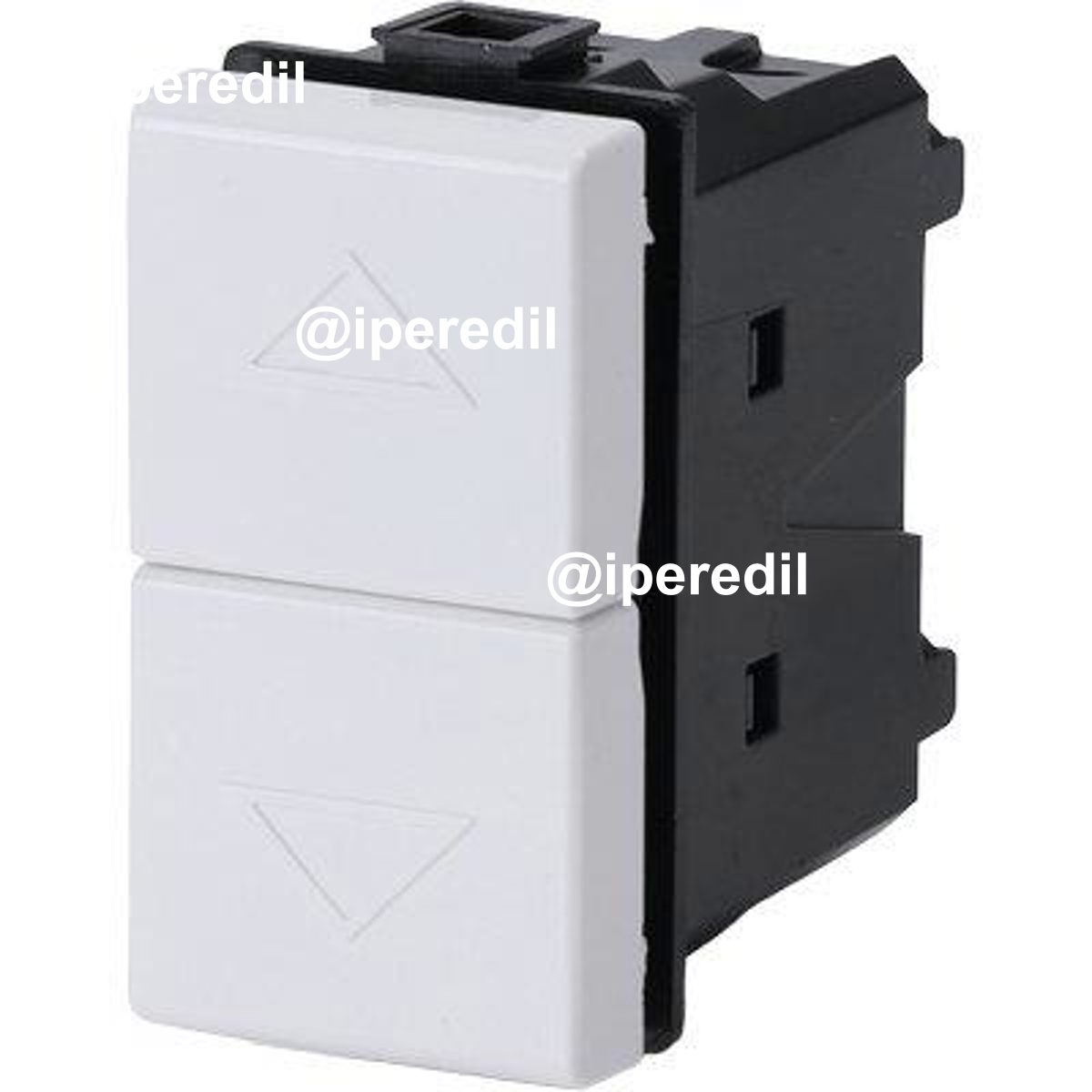 PULSANTE UNIPOLARE DOPPIO ABM BIANCO VOLT 250 A 16