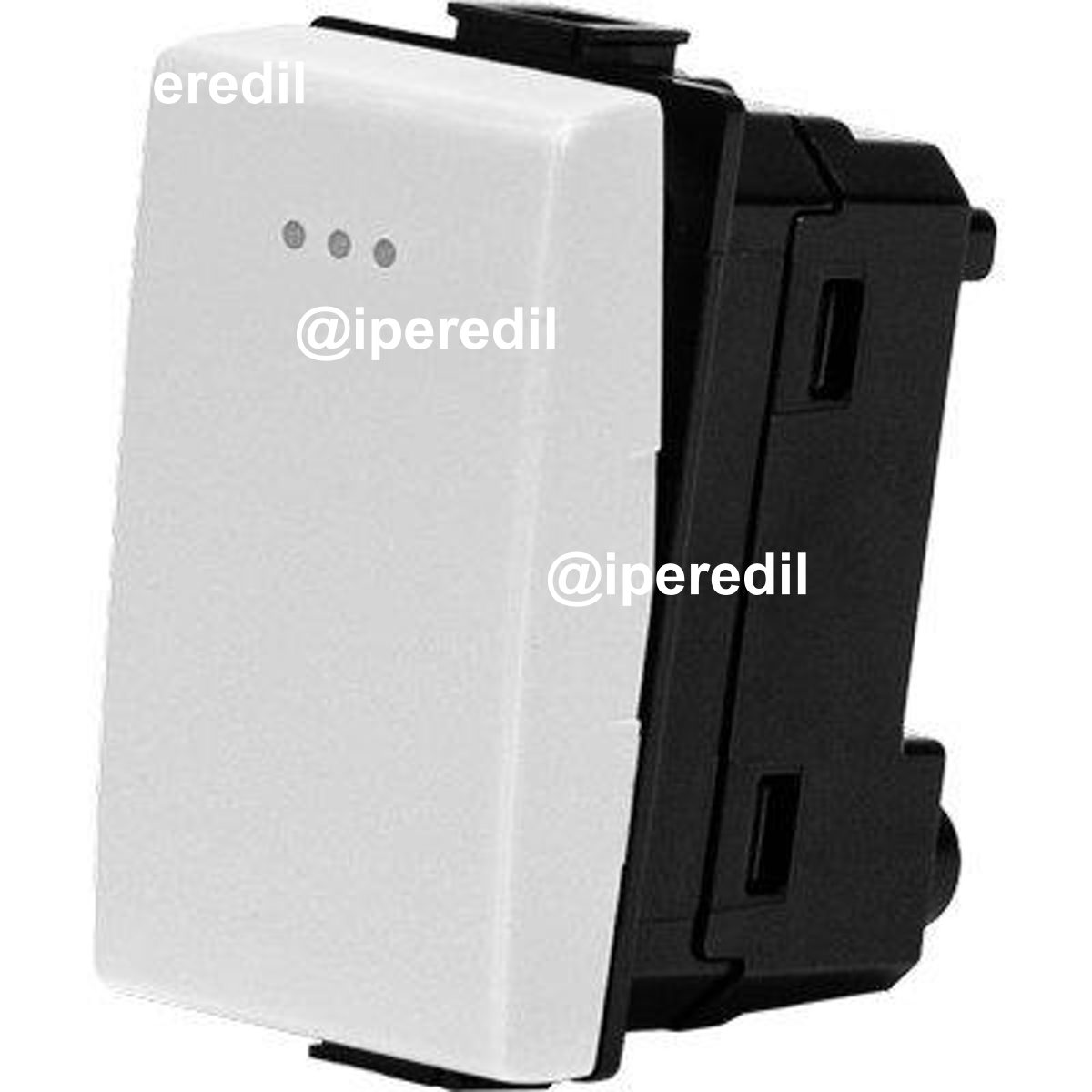 PULSANTE UNIPOLARE ABM BIANCO VOLT 250 A 16