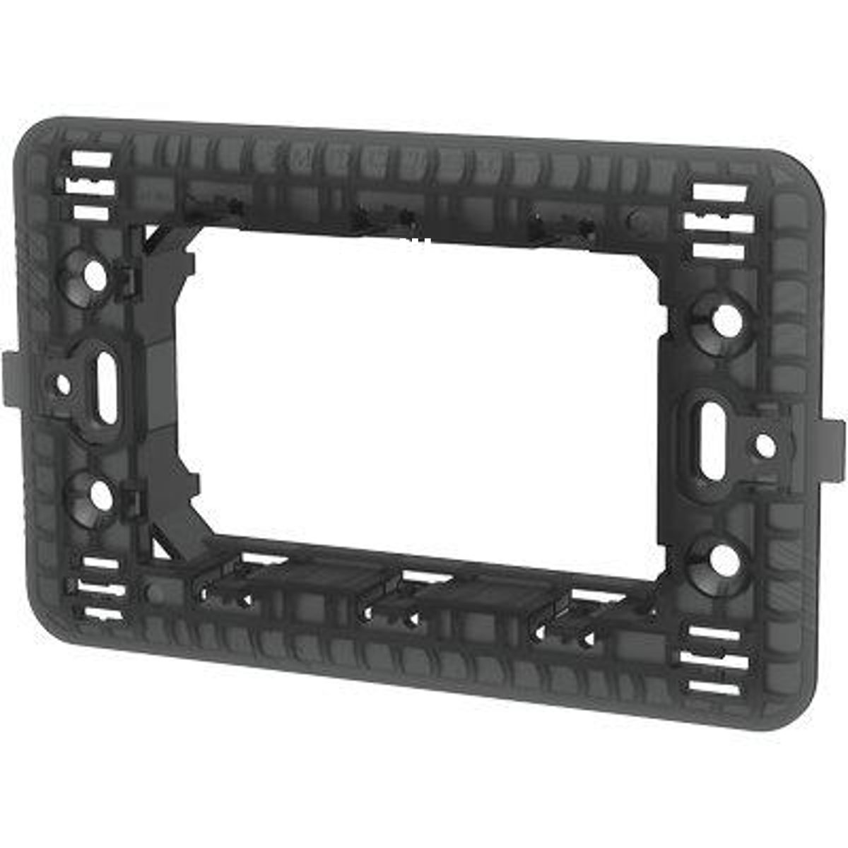 SUPPORTO FRUTTI ABM PC NERO POSTI 3