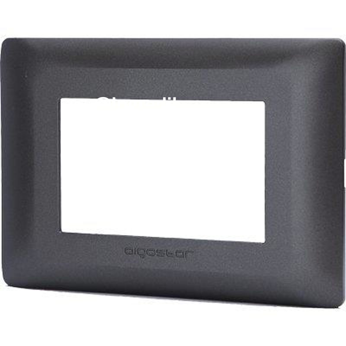 PLACCA COPRIFRUTTI ABM NERO POSTI 3 MM 120X85