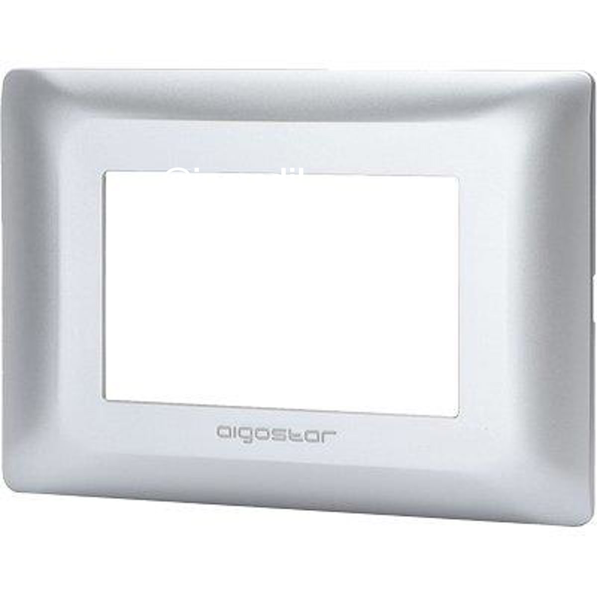 PLACCA COPRIFRUTTI ABM ARGENTO POSTI 3 MM 120X85