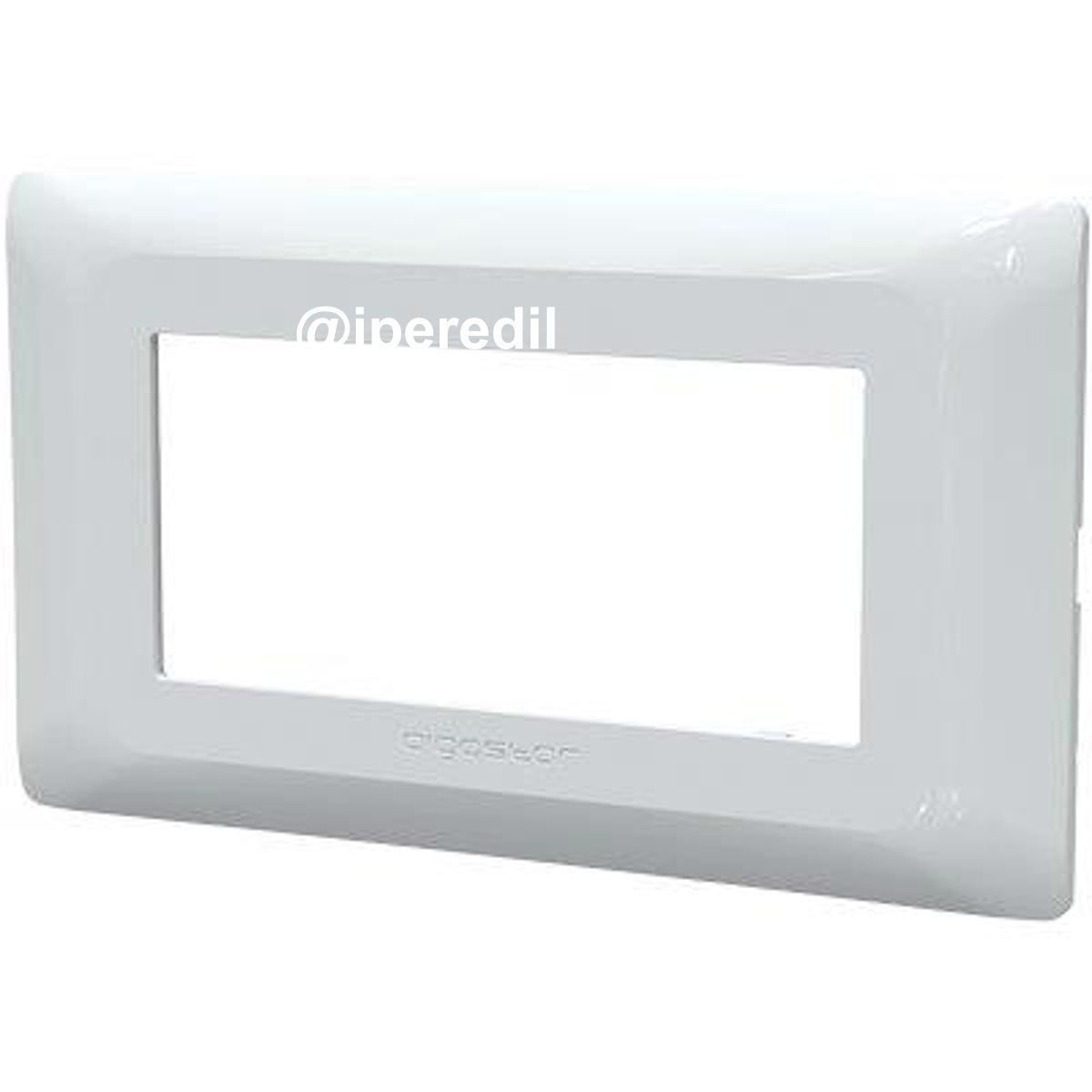 PLACCA COPRIFRUTTI ABM BIANCO POSTI 4 MM 140X85