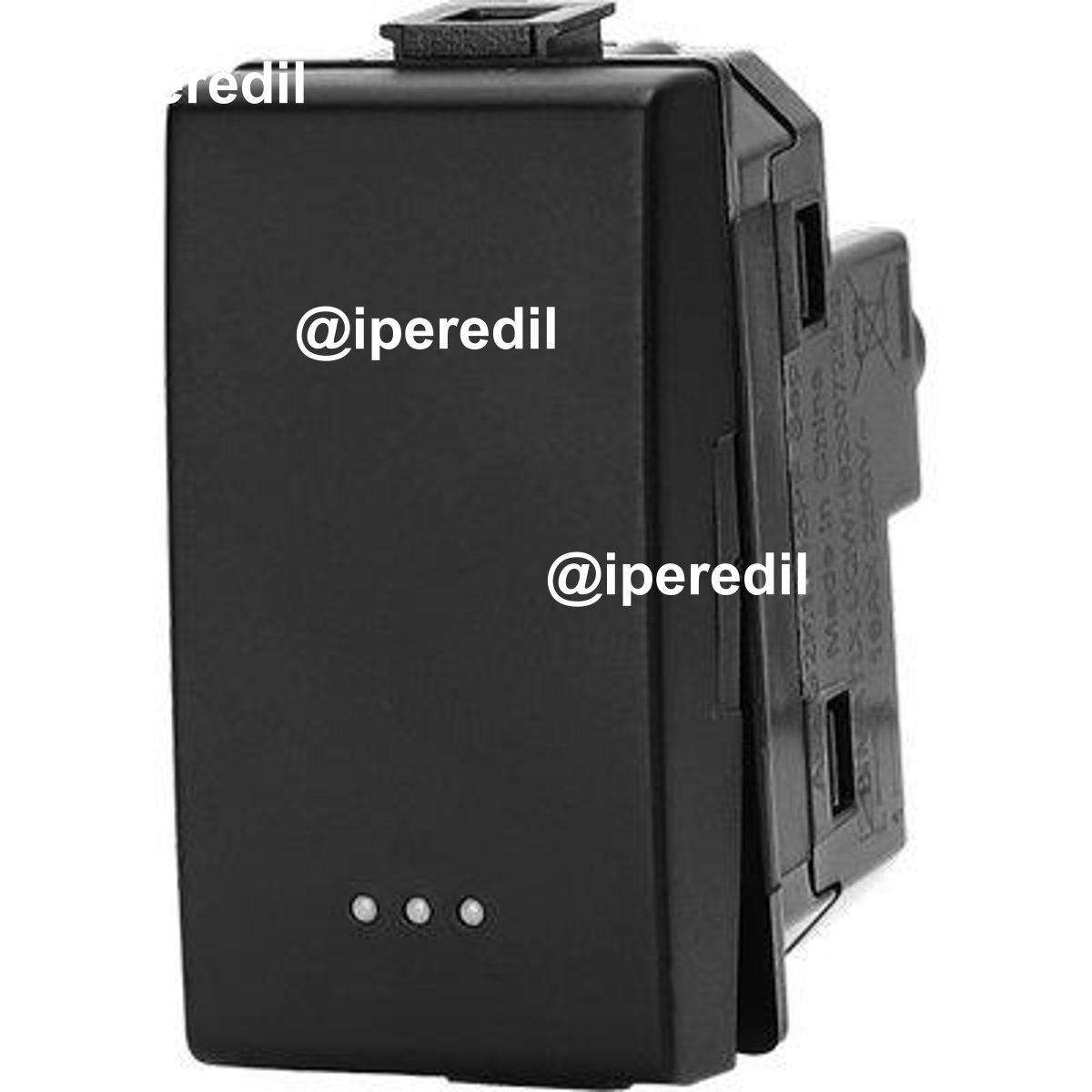 INTERRUTTORE UNIPOLARE ABM NERO VOLT 250 A 16