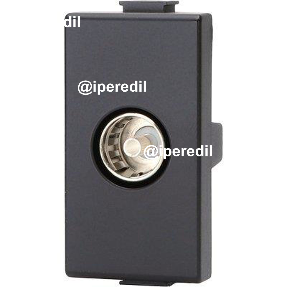 PRESA TV PASSANTE ABM NERO MM 9,5