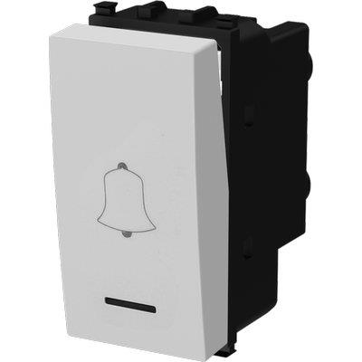 PULSANTE UNIPOLARE CAMPANELLO AVP BIANCO VOLT 250 A 16