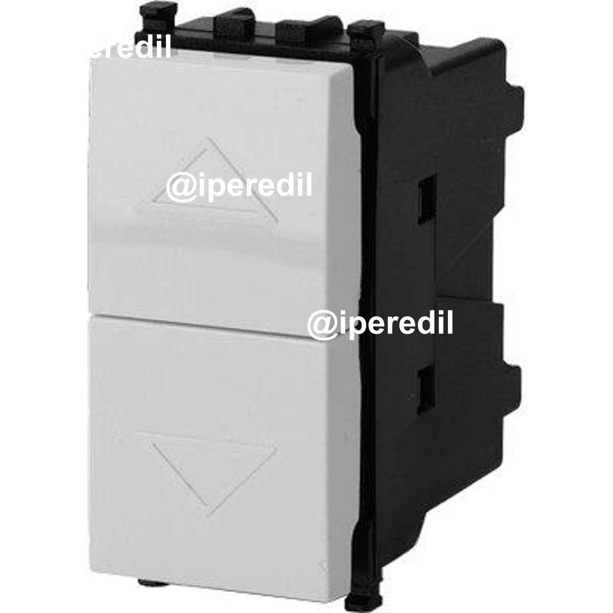 PULSANTE UNIPOLARE DOPPIO AVP BIANCO VOLT 250 A 16