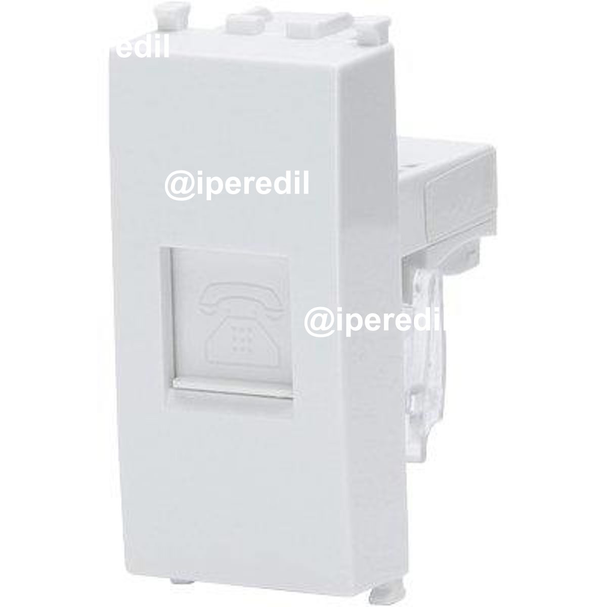 PRESA PLUG 6/4 AVP BIANCO