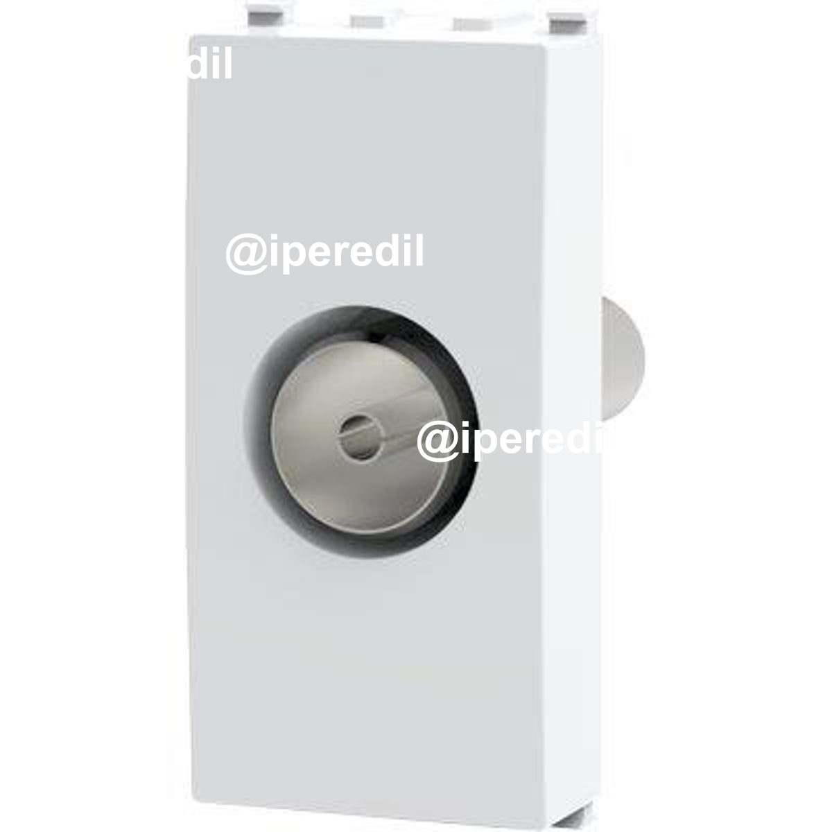 PRESA TV PASSANTE AVP BIANCO MM 9,5