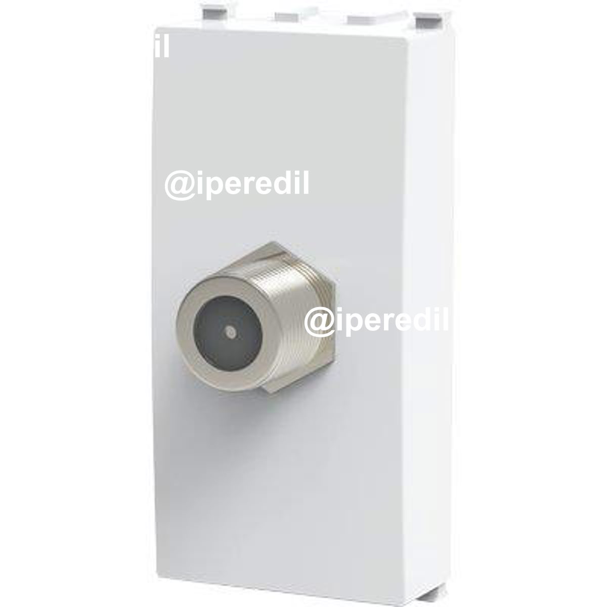 CONNETTORE F TV SAT DIRETTO AVP BIANCO