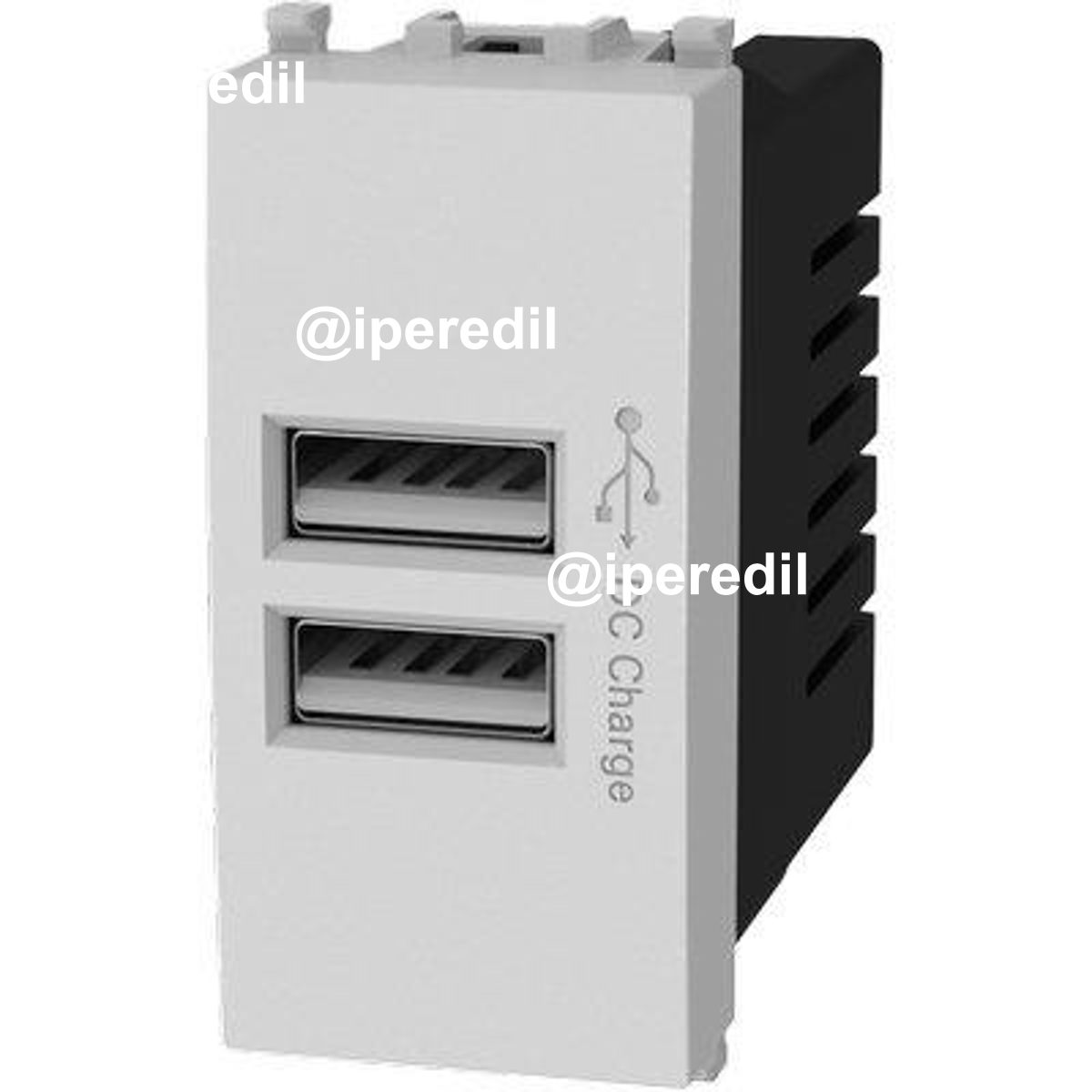 PRESA USB AVP BIANCO 2 PRESE USB VOLT 5 A 2.4