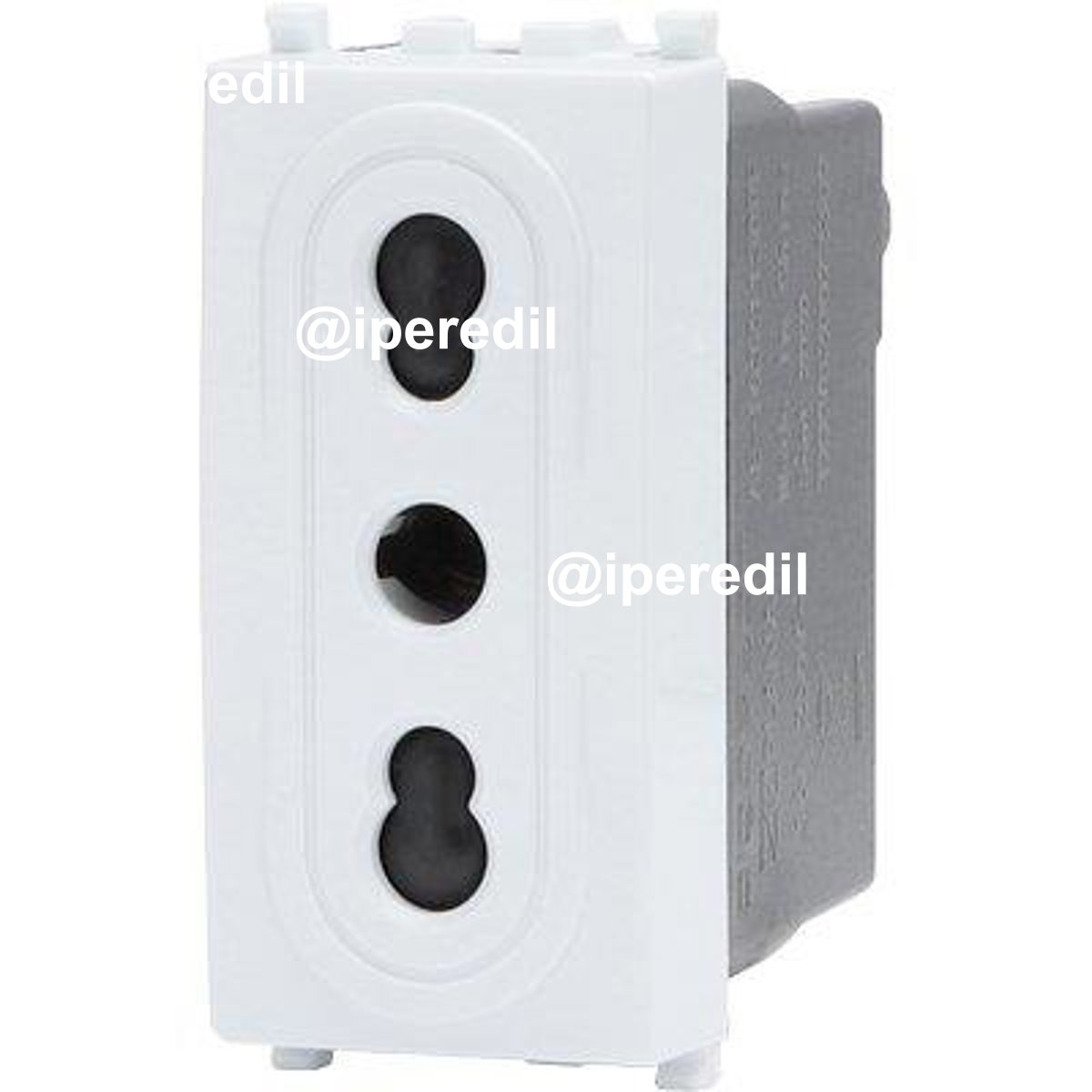 PRESA AVP BIANCO VOLT 250 A 10/16 2P+T