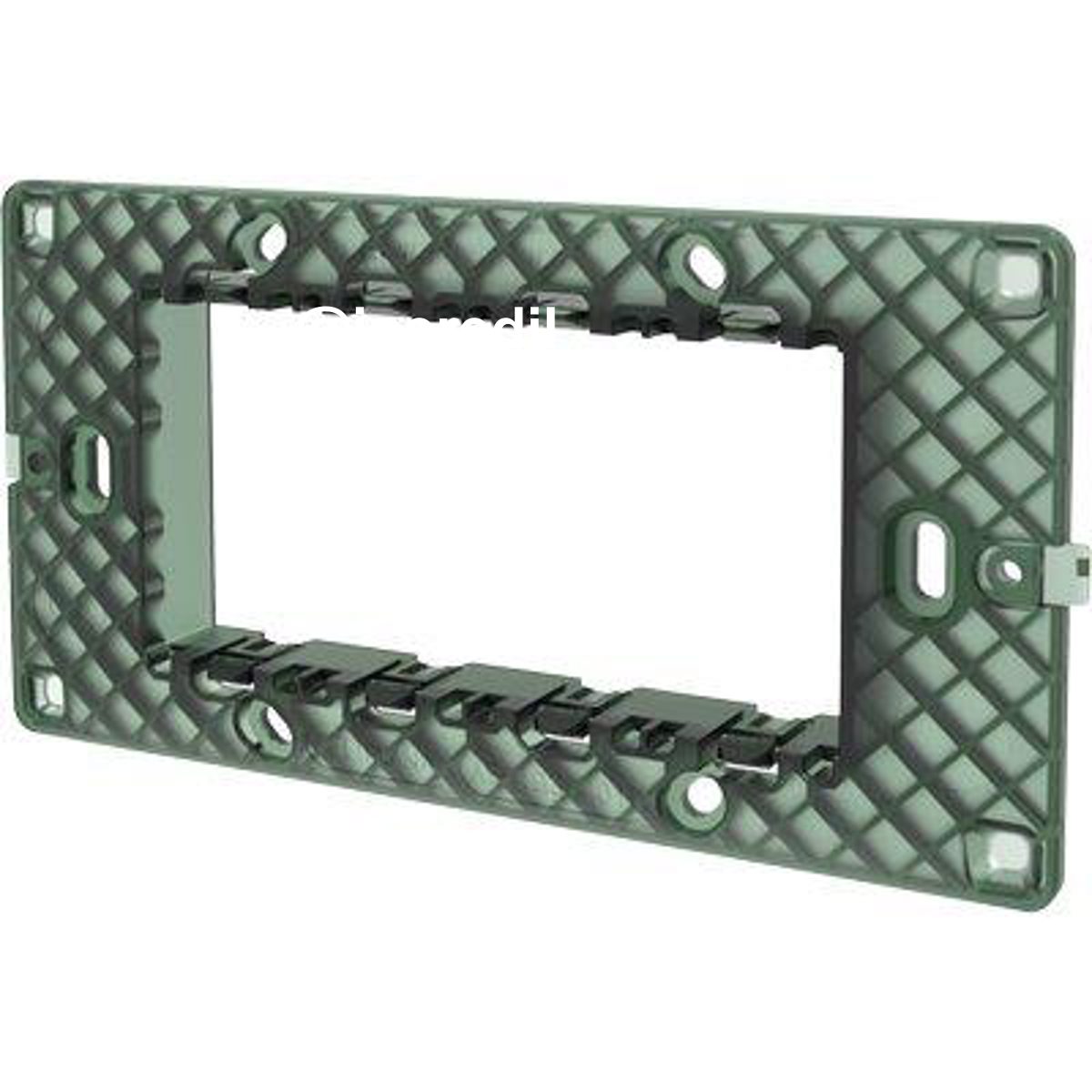 SUPPORTO FRUTTI AVP PC NERO POSTI 4