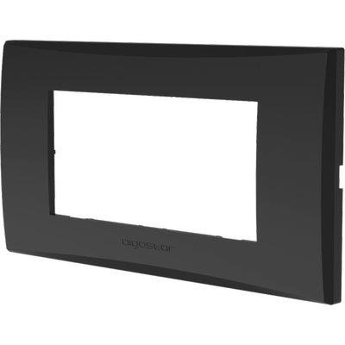 PLACCA COPRIFRUTTI AVP GRIGIO SCURO POSTI 4 MM 140X85