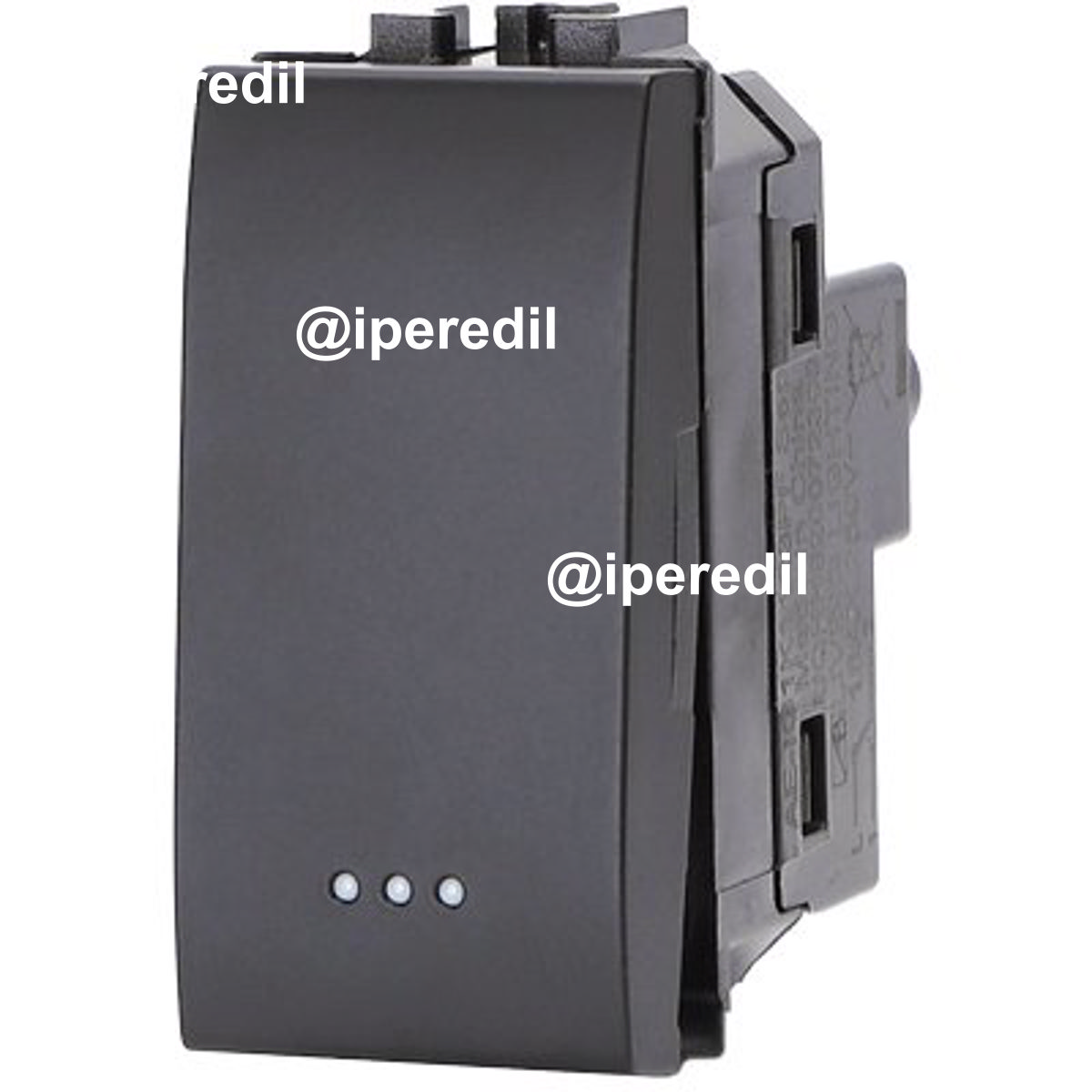 DEVIATORE UNIPOLARE ABL NERO VOLT 250 A 16