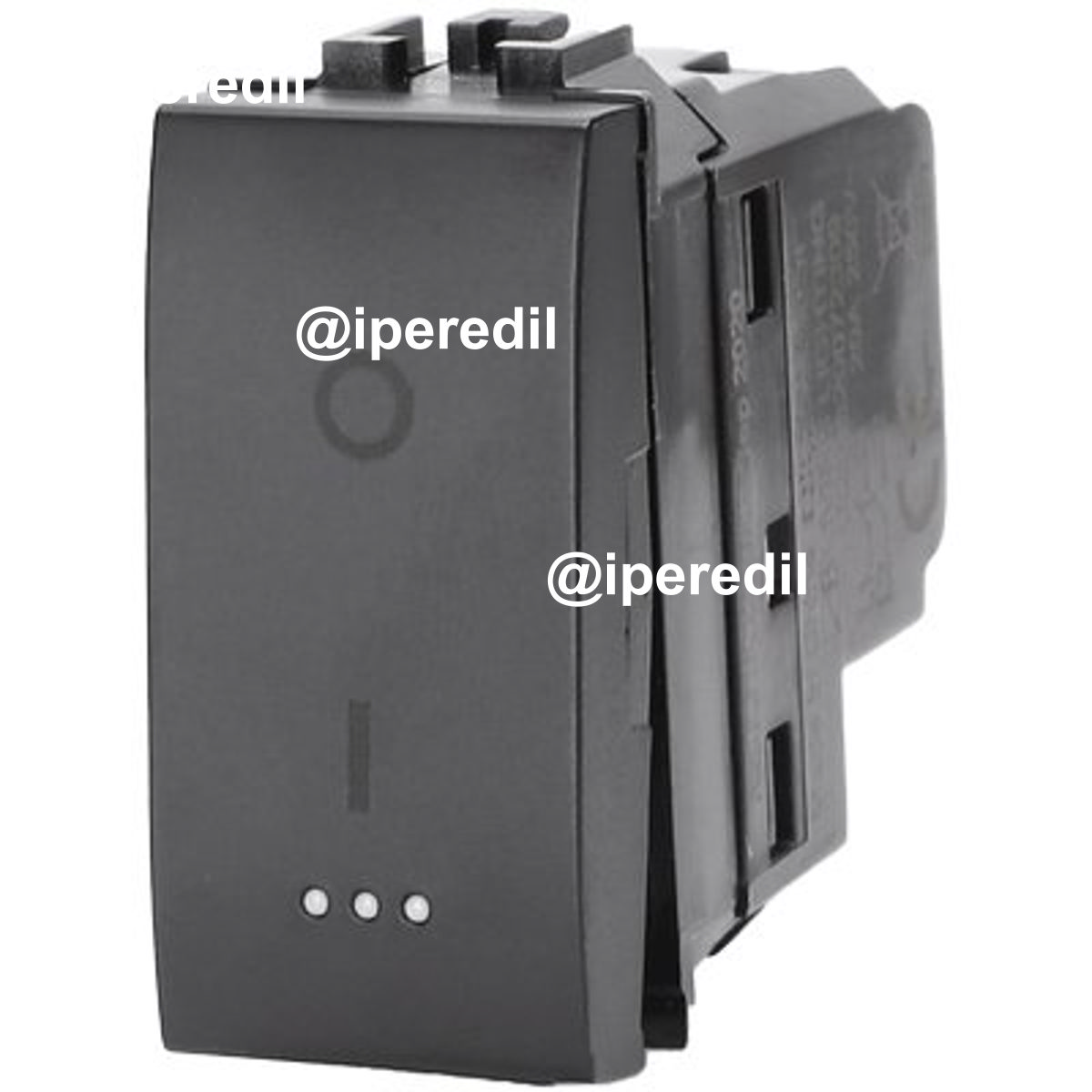 INTERRUTTORE BIPOLARE ABL NERO VOLT 250 A 20