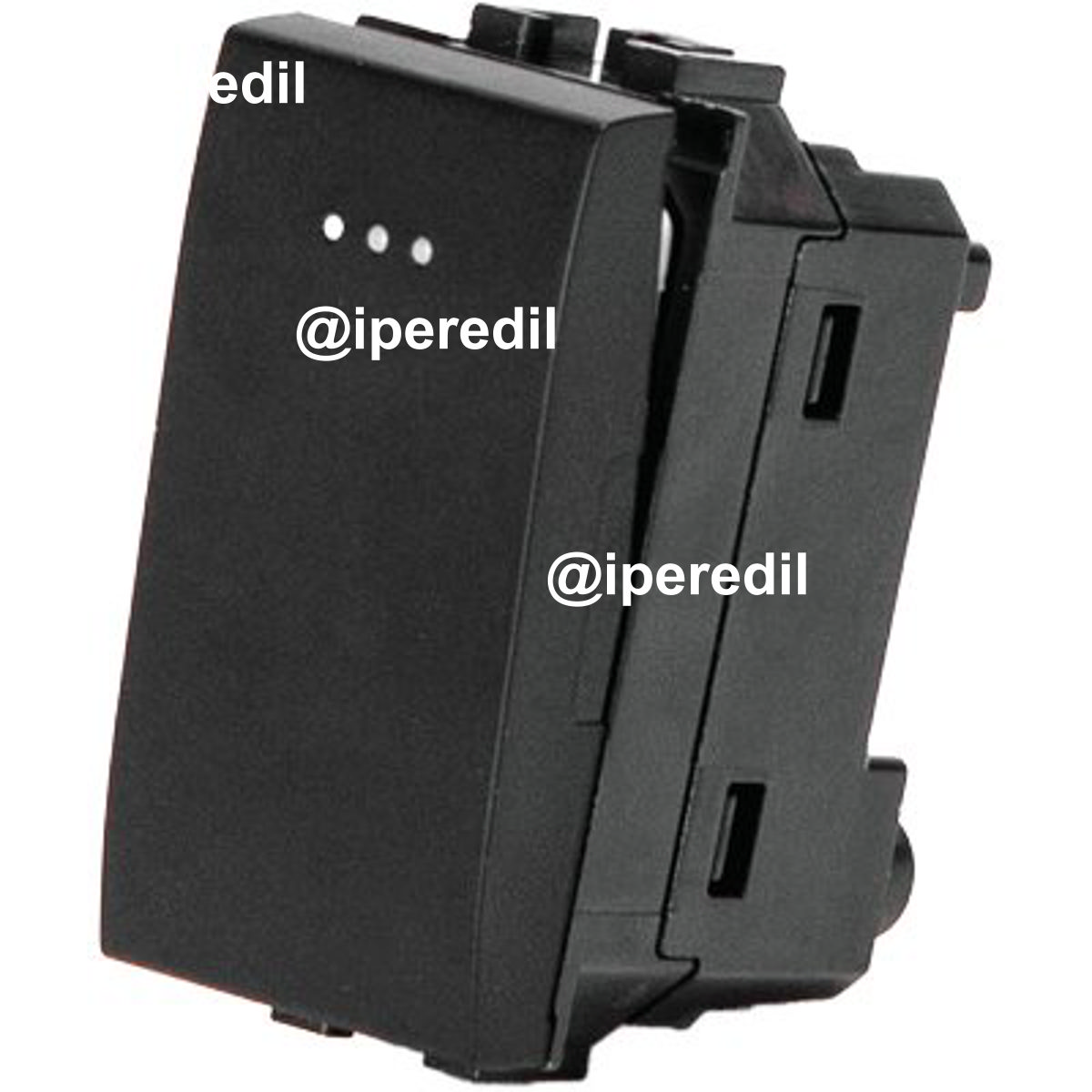 PULSANTE UNIPOLARE ABL NERO VOLT 250 A 16