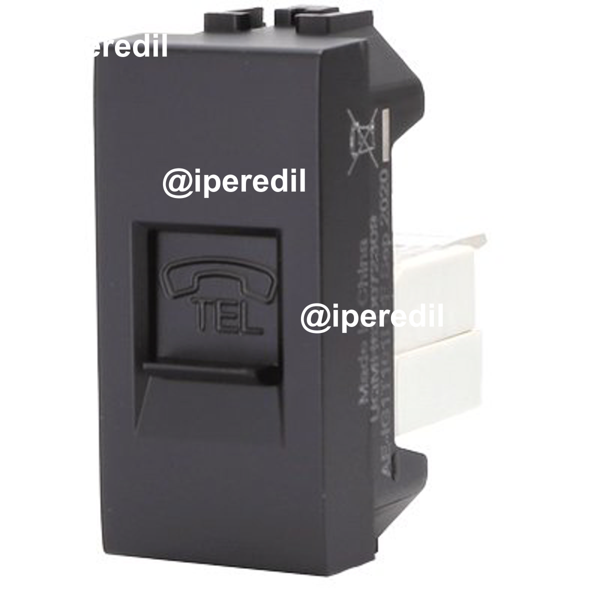 PRESA PLUG 6/4 ABL NERO