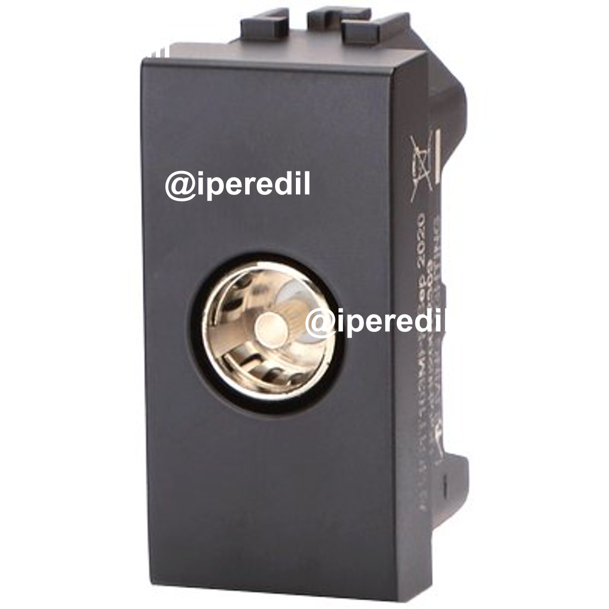 PRESA TV PASSANTE ABL NERO MM 9,5