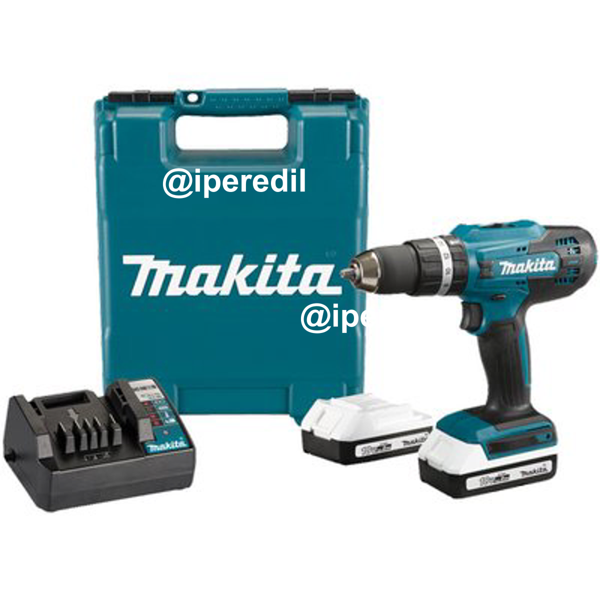 TRAPANO AVVIT PERCUS BATTERIA HP488D006 MAKITA VOLT 18X2 AH 2,0 - 07412998