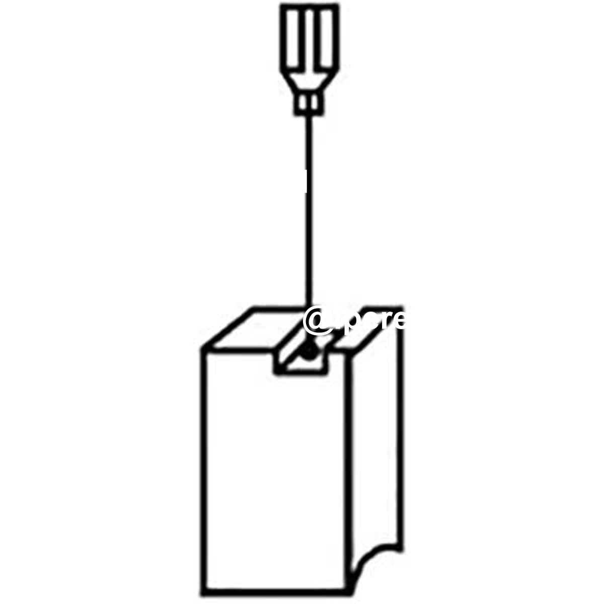 CARBONCINO BOSCH Z0114 PORTA GRAFITE MM 5X 8 H.MM 18 CF=PZ 2 - 07414113