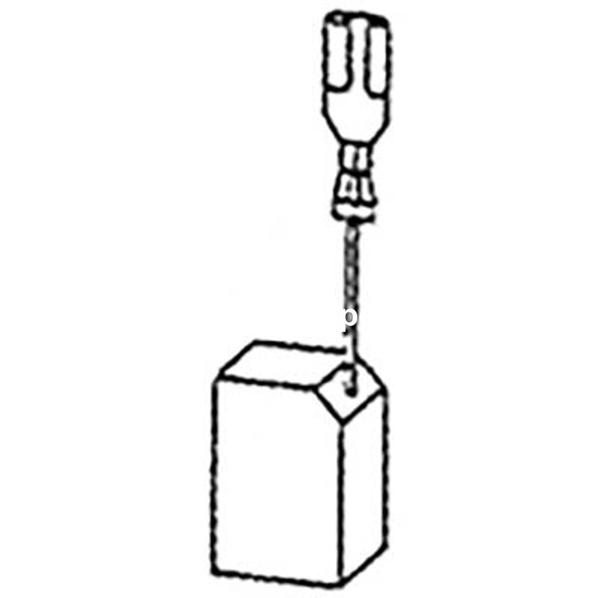 CARBONCINO BD DEWALT Z0222 PORTA GRAFITE MM 6,3X 8 H.MM 13,5 CF=PZ 2