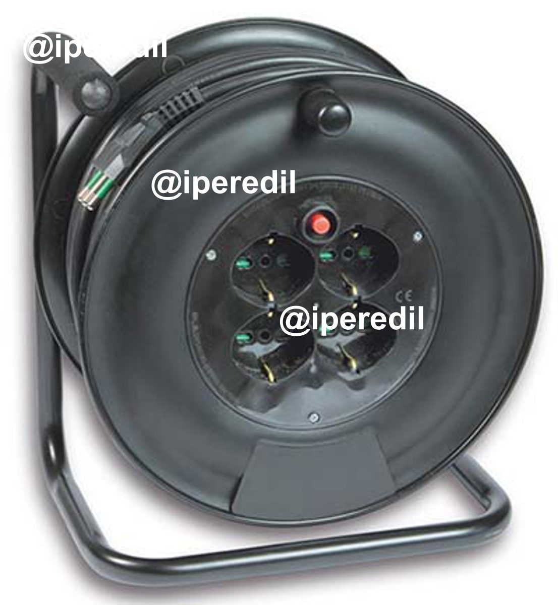 AVVOLGICAVO IMPRESA FME 2P+T 16A BIPASSO SCHUKO X4 N°XMMQ 3X1,5 MT 50