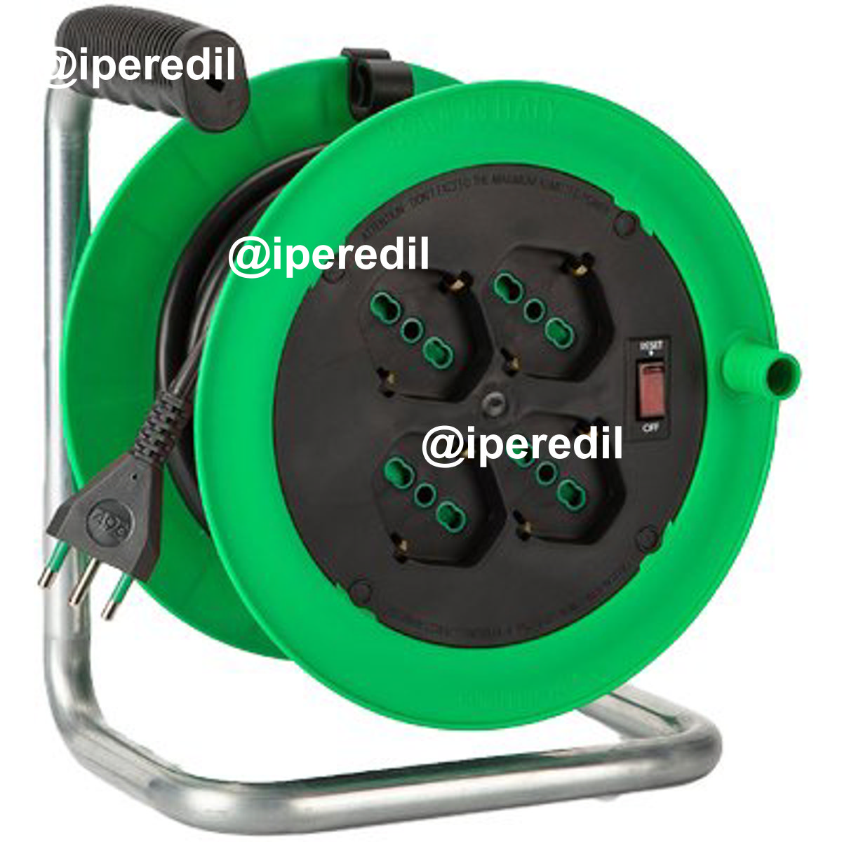 AVVOLGICAVO ZEUS FME 2P+T 16A BIPASSO SCHUKO X4 N°XMMQ 3X1,0 MT 15