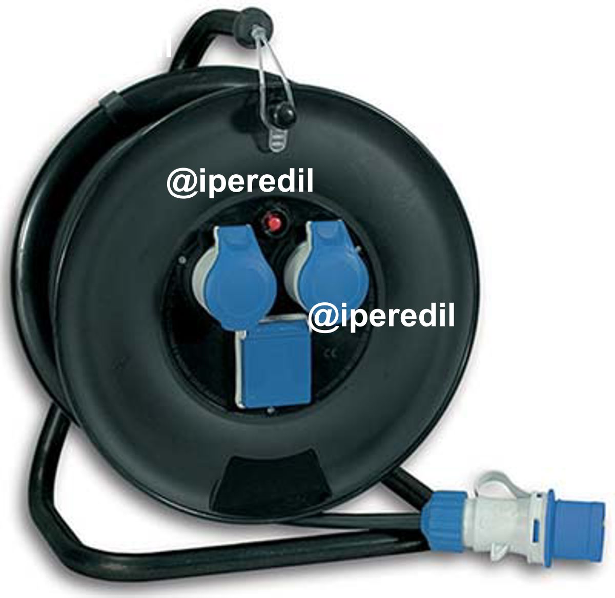 AVVOLGICAVO INDUSTRIALE BLU IP44 FME 2P+T 16A X2 N°XMMQ 3X2,5 MT 30