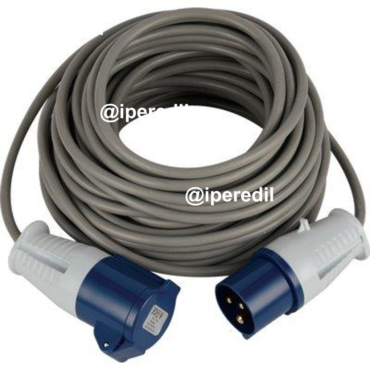 PROLUNGA INDUSTRIALE BLU ELECTRALINE 2P+T 16A IP44 N°XMMQ 3X1.5 MT 10