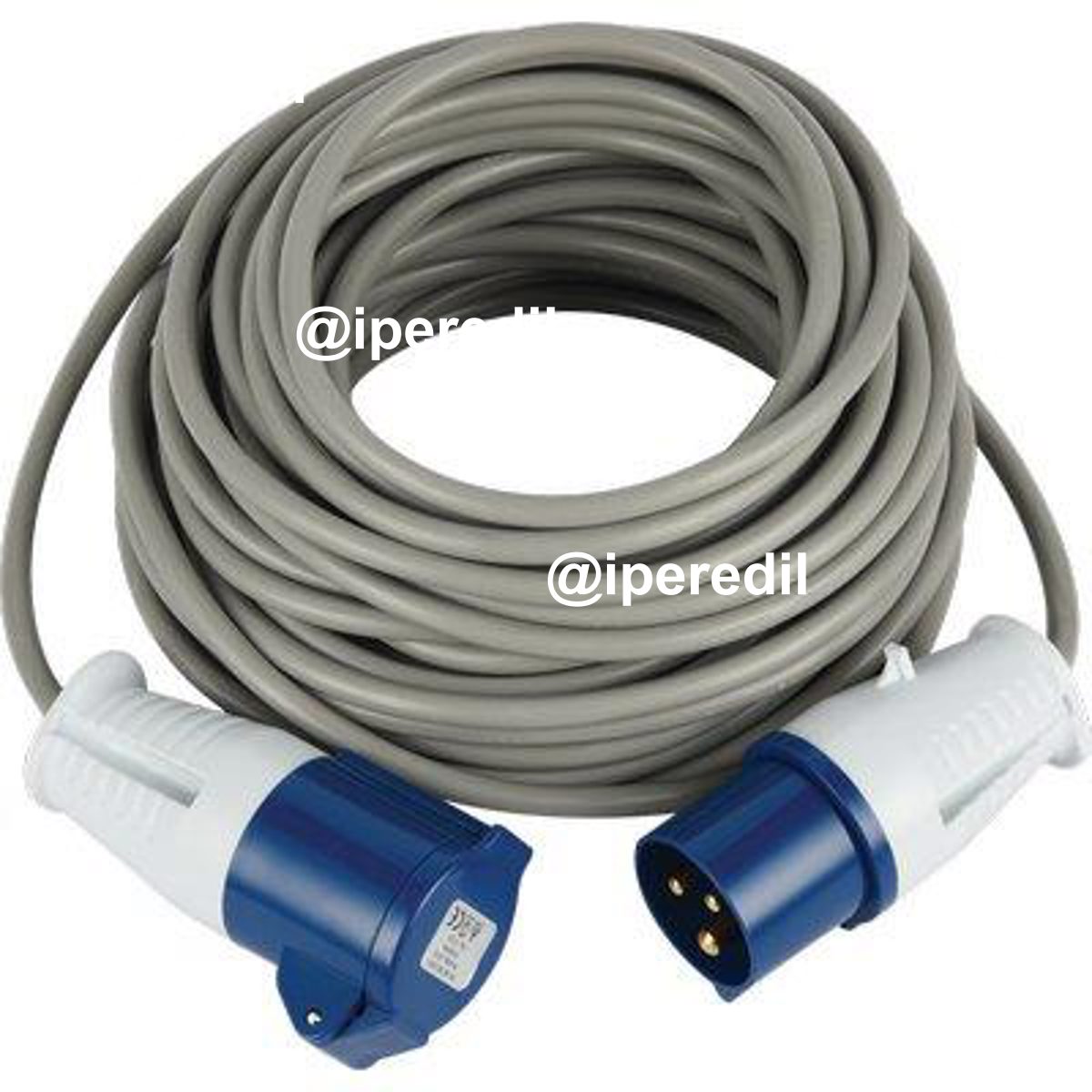 PROLUNGA INDUSTRIALE BLU ELECTRALINE 2P+T 16A IP44 N°XMMQ 3X1.5 MT 20