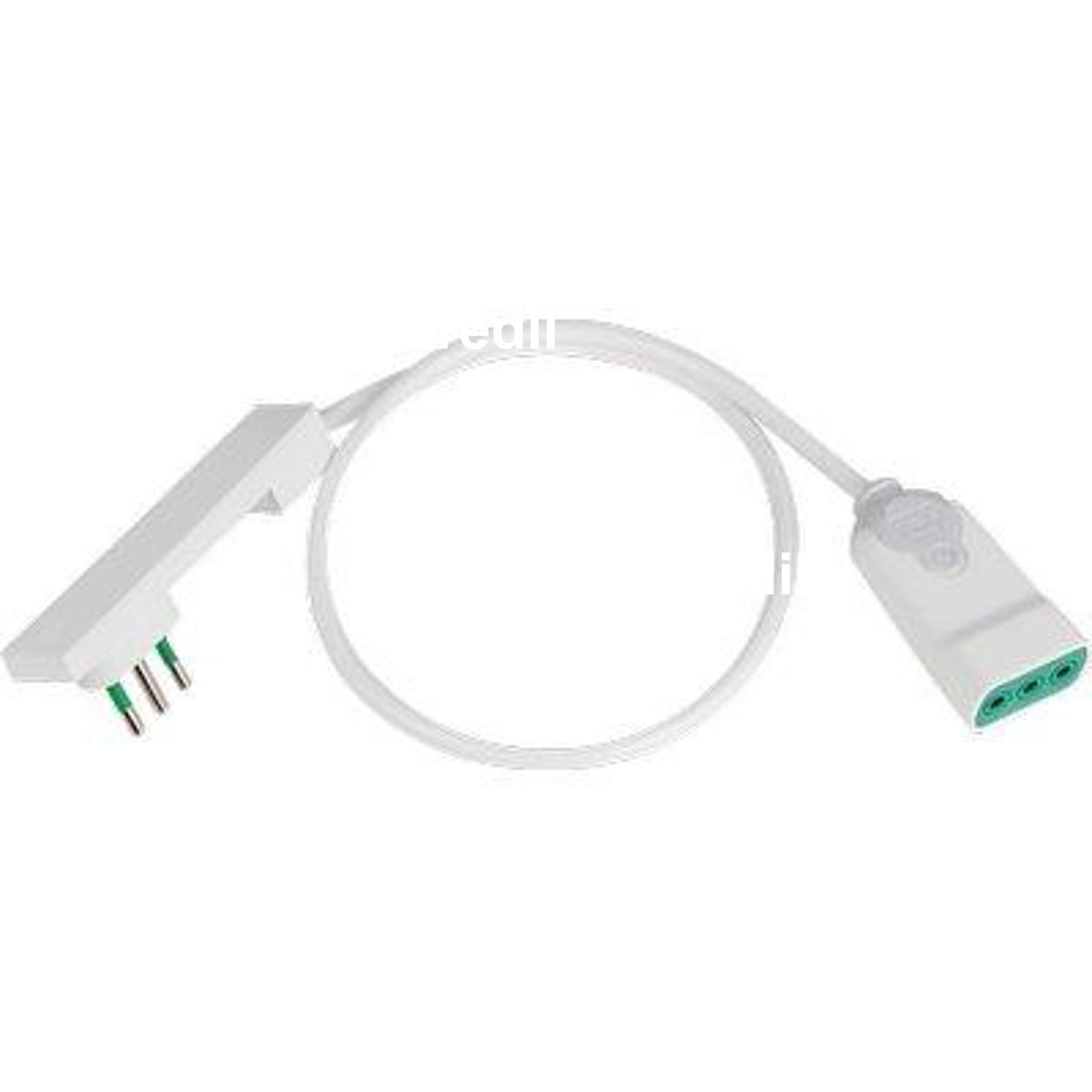 PROLUNGA LINEARE CLOCK BIPASSO FME BIANCO 2P+T 16A BIPASSO N°XMMQ 3X0,75 MT 1,0