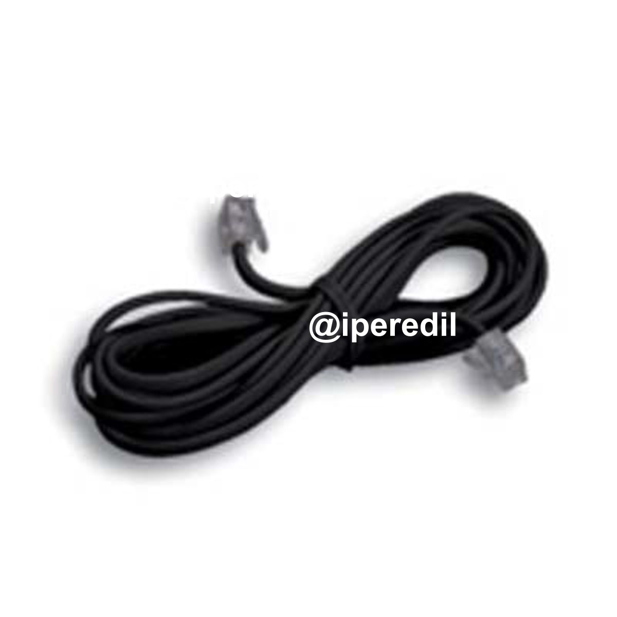 PROLUNGA TELEFONO LINEARE FME NERO 2 PLUG 6/4 MT 3