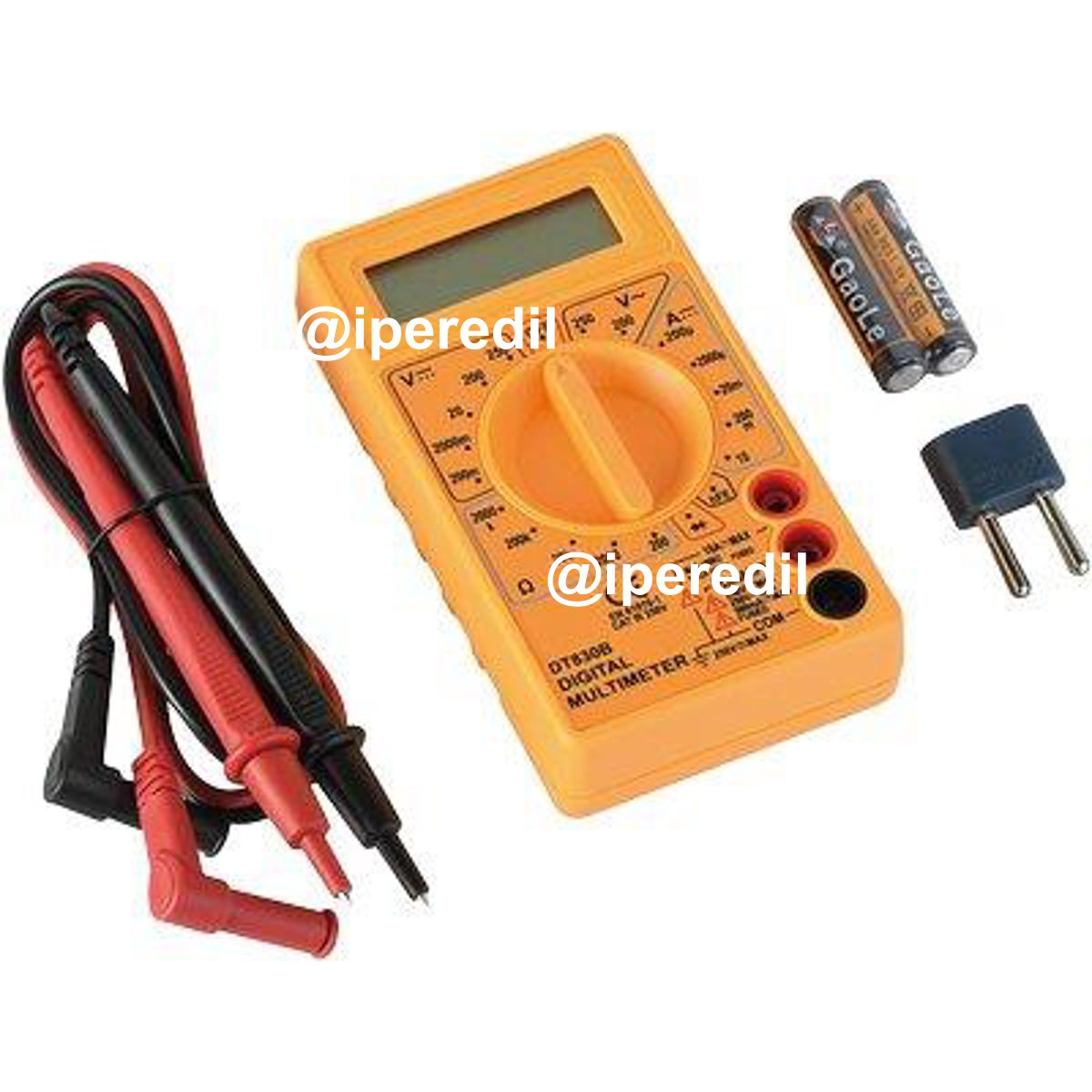 TESTER DIGITALE PROFESSIONALE ELECTRALINE AC DC AMPERE RESISTENZA