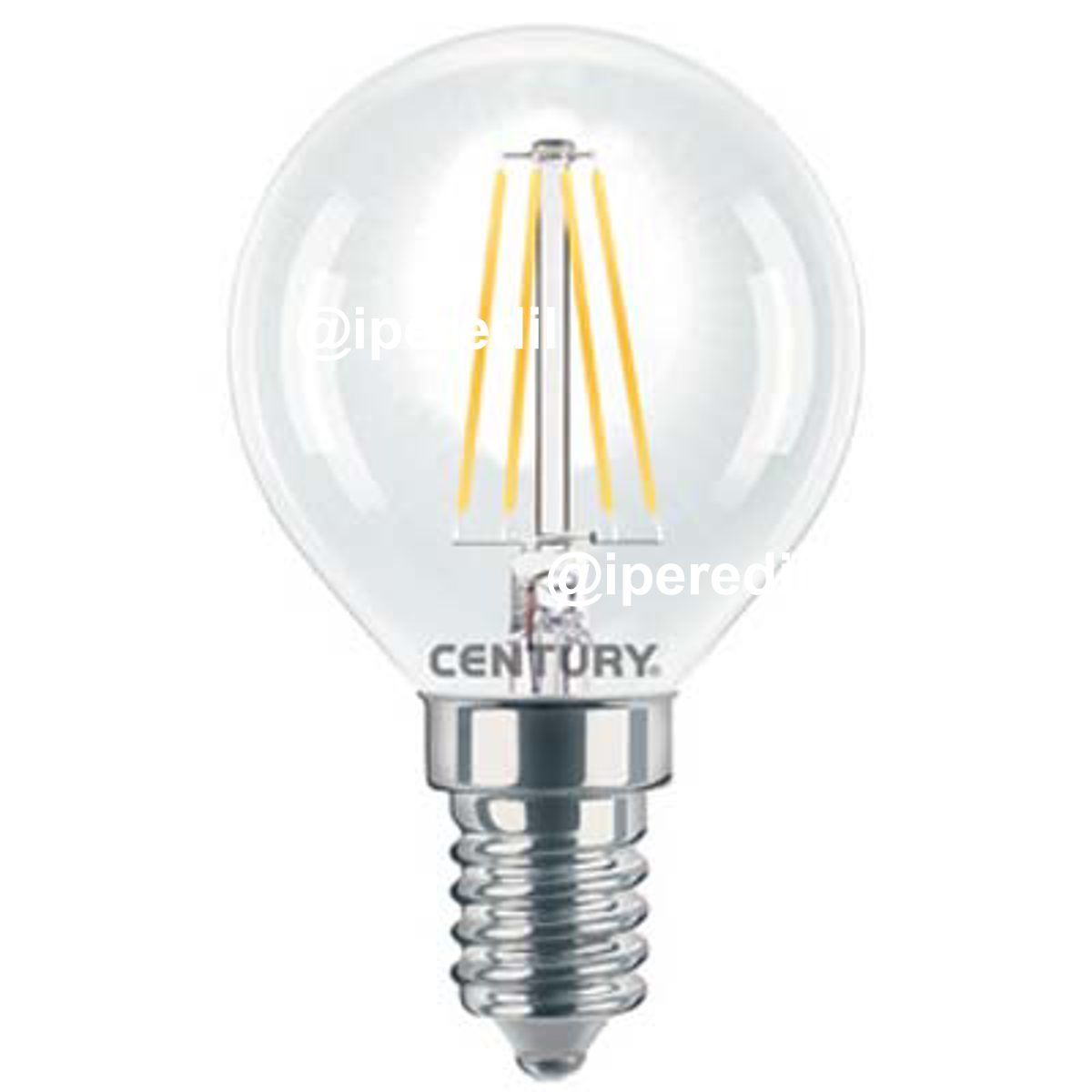 LAMPADA WIRE LED SFERA INCANTO CENTURY CALDA VOLT 230 WATT 6 LUMEN 806 E14 - 07440044