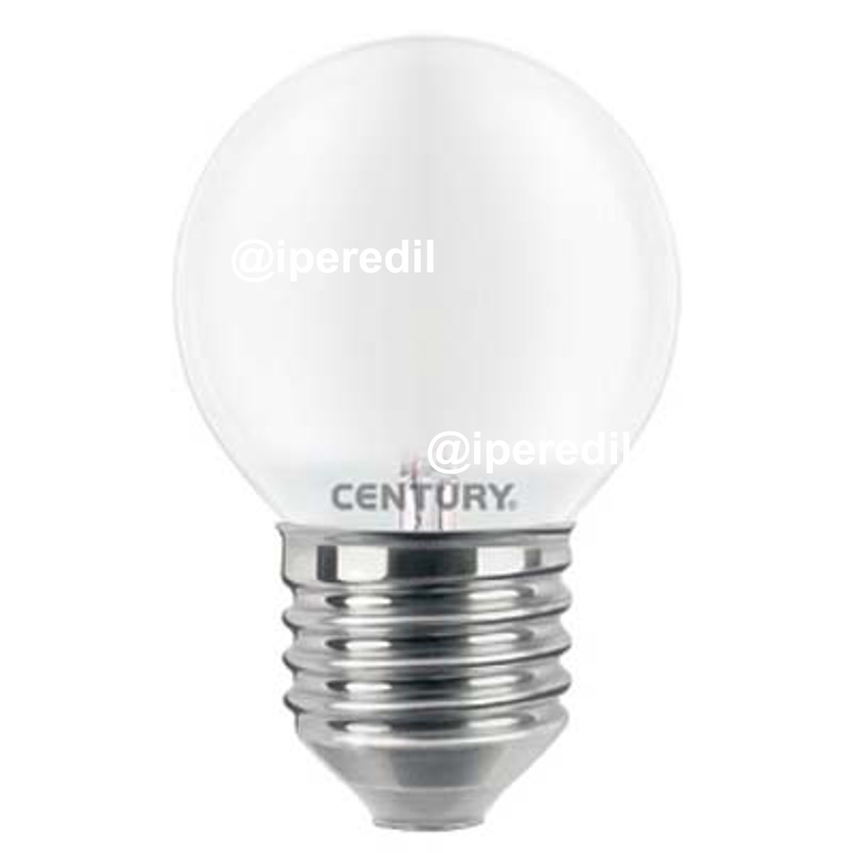 LAMPADA WIRE LED SFERA INCANTO SATEN CENTURY CALDA VOLT 230 WATT 4 LUMEN 470 E27