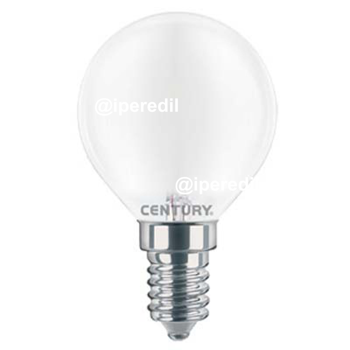 LAMPADA WIRE LED SFERA INCANTO SATEN CENTURY CALDA VOLT 230 WATT 6 LUMEN 806 E14 - 07440190