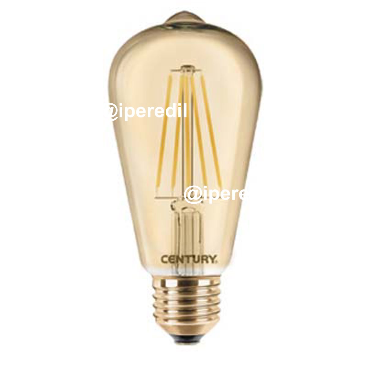 LAMPADA WIRE LED EDISON INCANTO EPOCA CENTURY CALDA VOLT 230 WATT 8 LUMEN 630 E27
