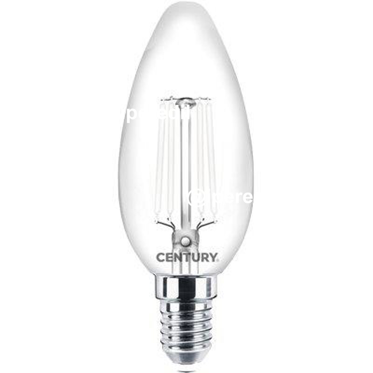 LAMPADA WIRE LED OLIVA INCANTO WHITE CENTURY CALDA VOLT 230 WATT 4,5 LUMEN 470 E14 - 07440306