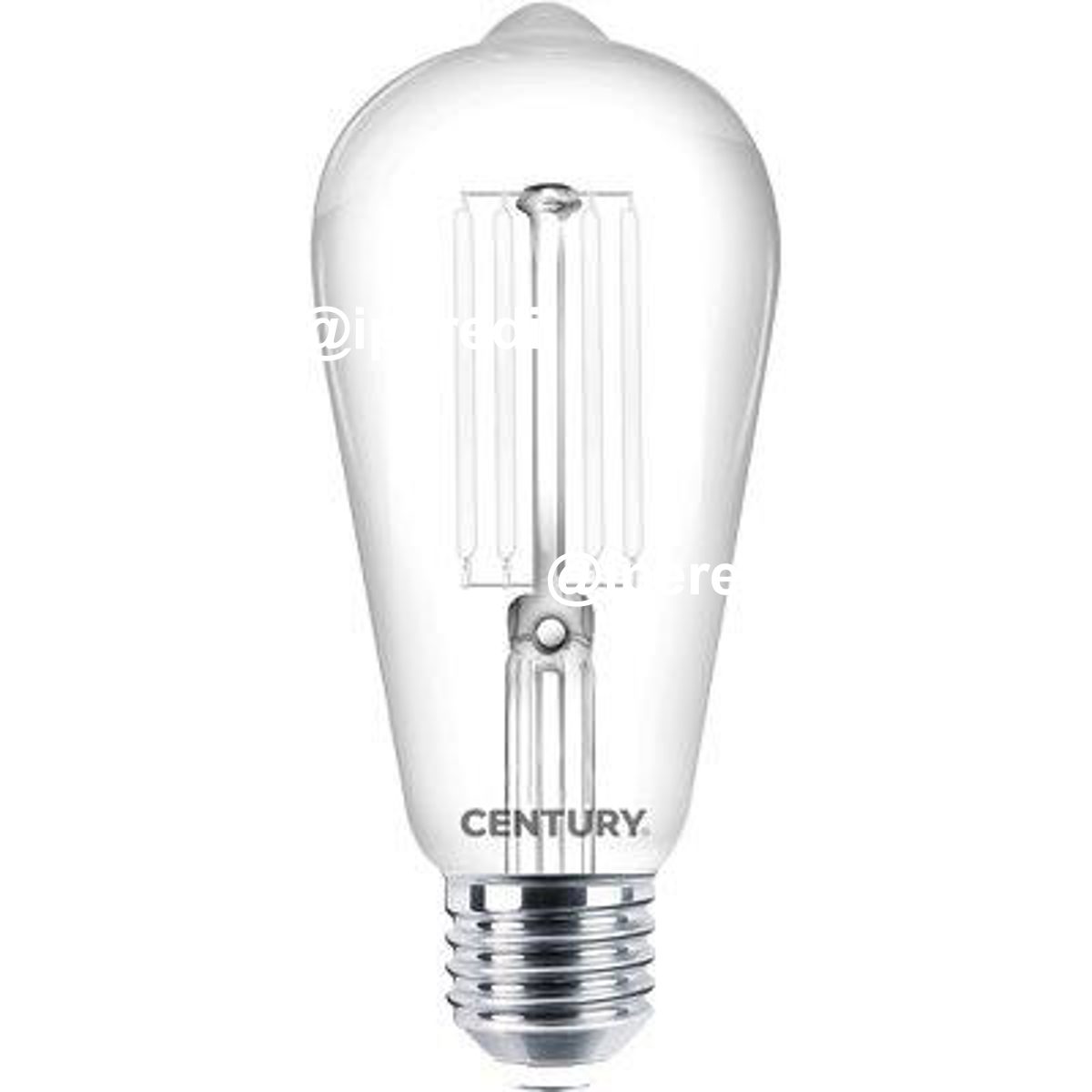 LAMPADA WIRE LED EDISON INCANTO WHITE CENTURY CALDA VOLT 230 WATT 7,5 LUMEN 1521 E27
