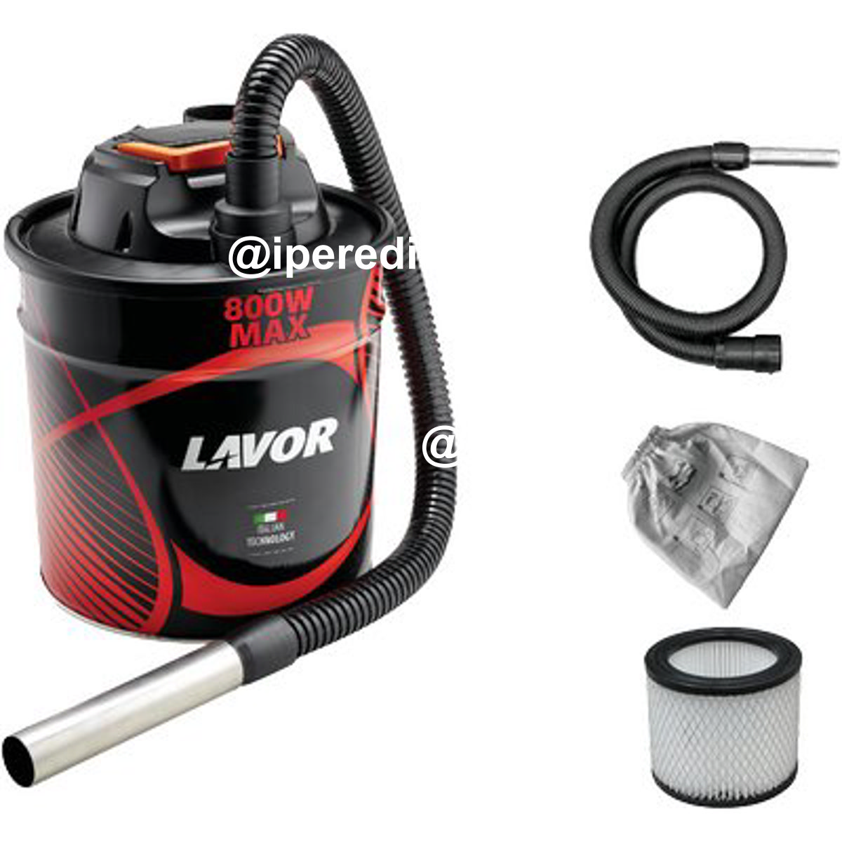 BIDONE ASPIRACENERE ASHLEY 112 LAVORWASH VOLT 230 WATT 800 LT 18