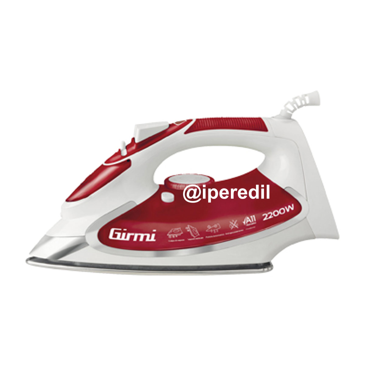 FERRO DA STIRO ST50 GIRMI VOLT 230 WATT 2200 PIASTRA INOX