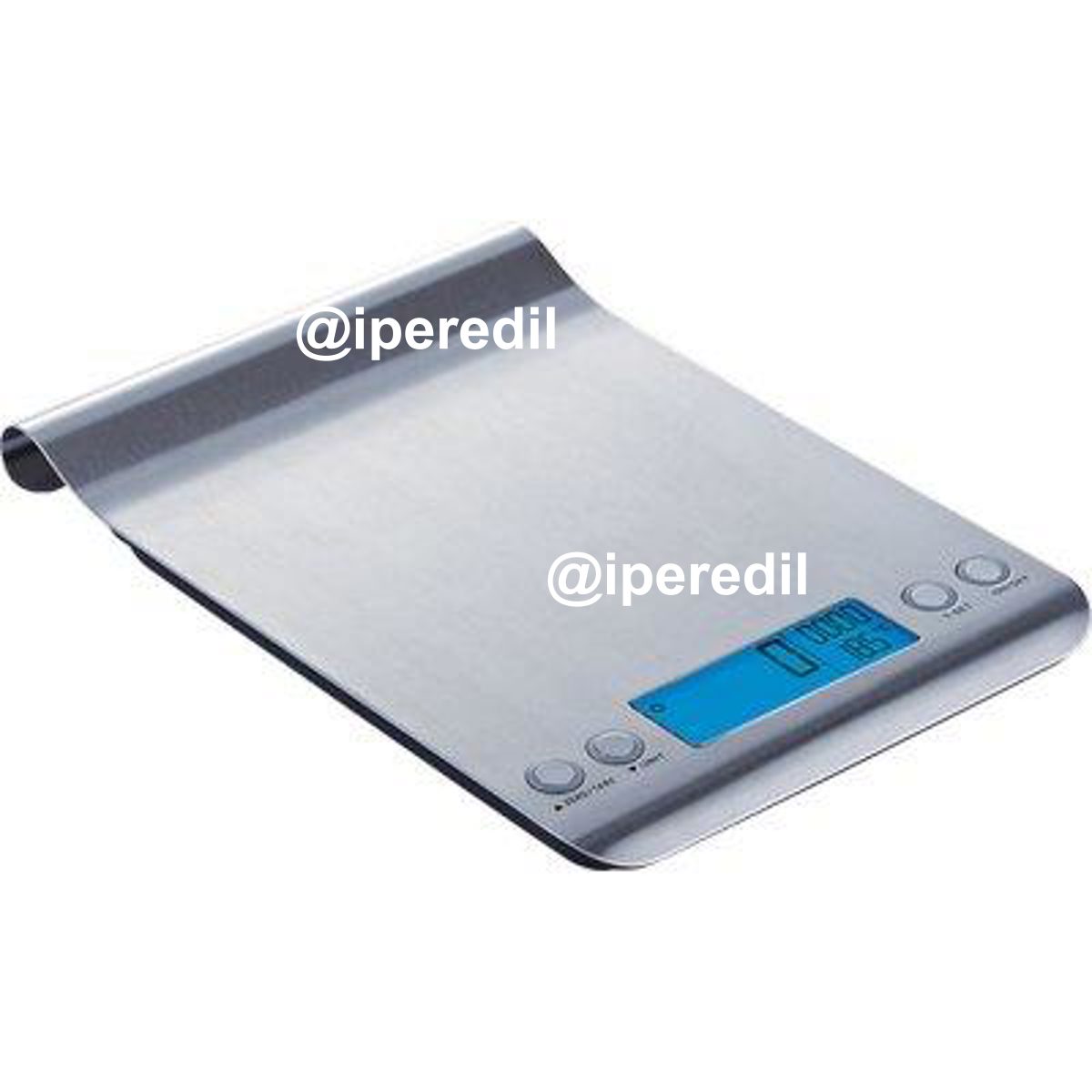BILANCIA DIGITALE CUCINA ZHS520 ZEPHIR KG 5/GR 1 ACCIAIO 2XAA NON INCLUSE