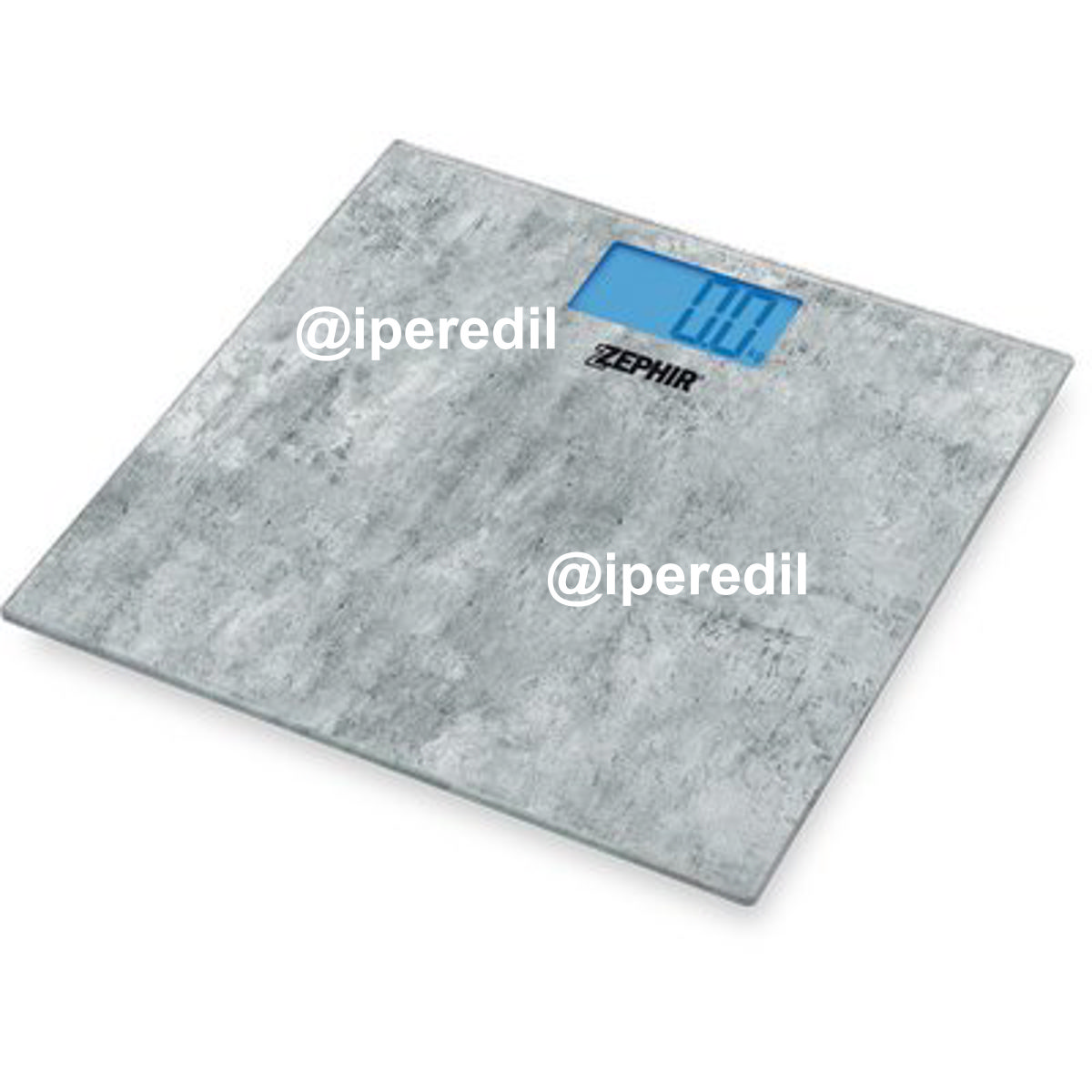 BILANCIA DIGITALE PESAPERSONE ZHS810 ZEPHIR PIETRA CM 30 KG 150 1XCR2032 NON INCLUSA