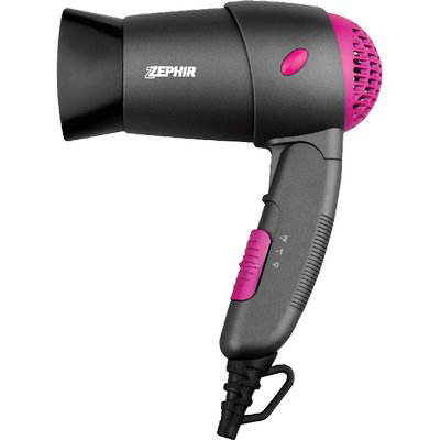 ASCIUGACAPELLI PIEGHEVOLE ZHB1200 ZEPHIR VOLT 230 WATT 1200 2 VELOCITA