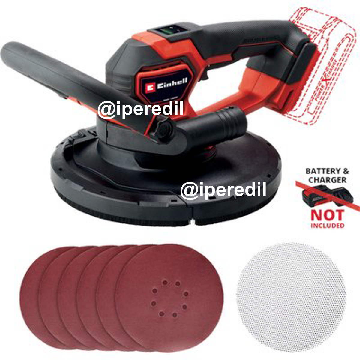 LEVIGATRICE PARETI BATTERIA TC-DWS225 EINHELL VOLT 18 X-CHANGE SOLO CORPO MACCHINA - 07475163