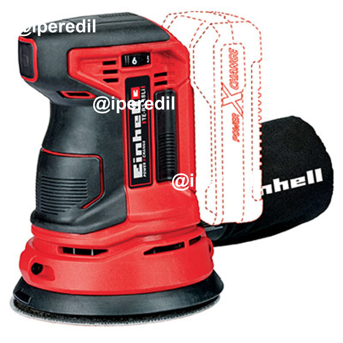 LEVIGATRICE ROTORBITALE BATTERIA TE-RS18LI EINHELL VOLT 18 X-CHANGE SOLO CORPO MACCHINA