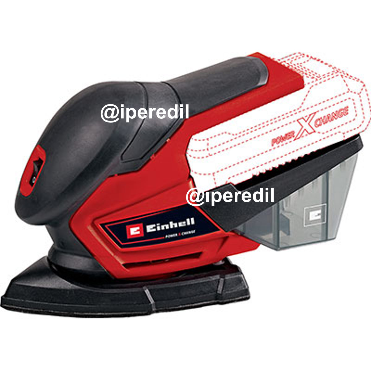 LEVIGATRICE ORBITALE BATTERIA TE-OS18/150 EINHELL VOLT 18 X-CHANGE SOLO CORPO MACCHINA + ACCESSORI - 07475376