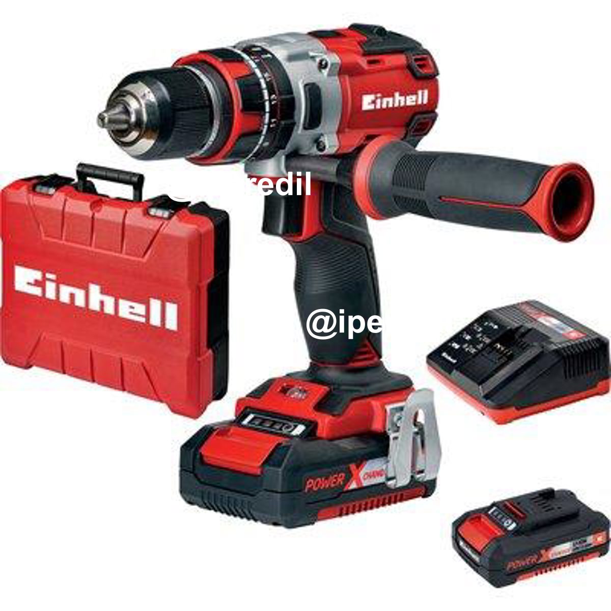 TRAPANO AVVIT PERCUS BATT TE-CD18/50-LI-I EINHELL VOLT 18X2 AH 2 X-CHANGE +VALIGIA - 07475383