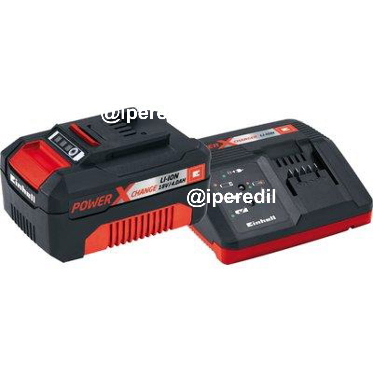 KIT ENERGIA LITIO X-CHANGE EINHELL VOLT 18 AH 4,0 +CARICABATTERIA - 07475385