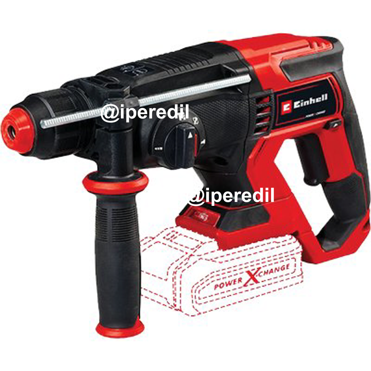 MARTELLO TASSELL BATTERIA TE-HD 18/20 LI EINHELL VOLT 18 X-CHANGE SOLO CORPO MACCHINA + VALIGIA - 07475391